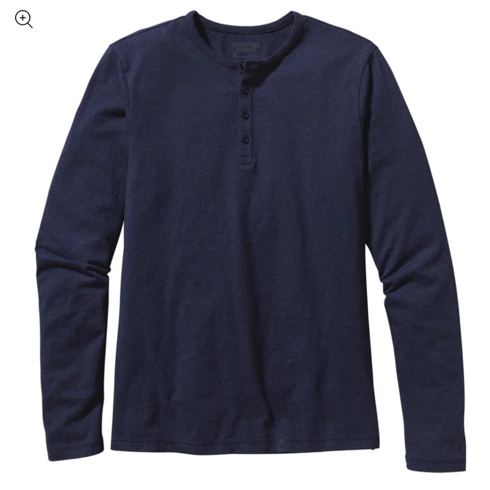 Patagonia Men’s Navy Long Sleeve Daily Henley